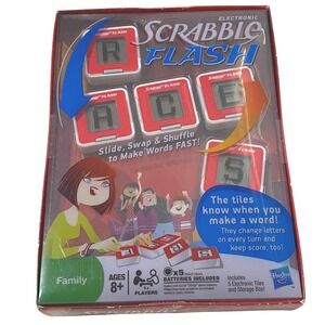 Electronic Scrabble Flash Game Family Homeschool Words Educational Fun Spelling